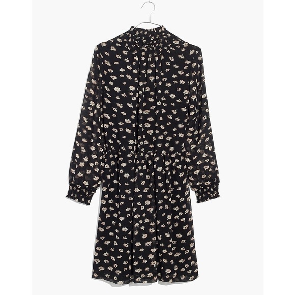 Madewell Mistlight Mockneck Dress Seattle Floral Sz. XL - Picture 2 of 10